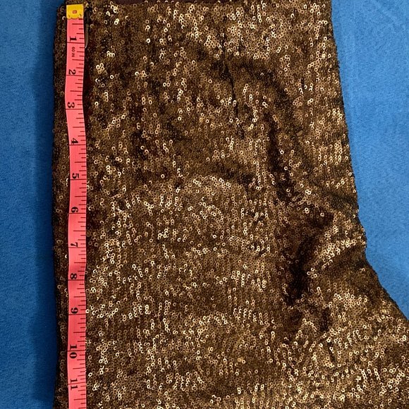 BANANA REPUBLIC BROWN SEQUIN SHORTS - Picture 9 of 12